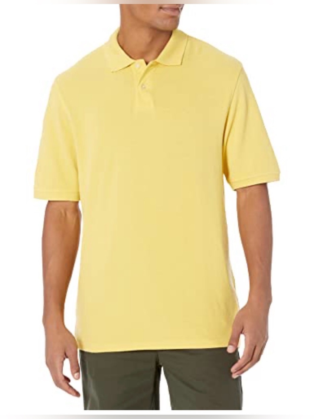 Sandro Men’s Pale Yellow Polo Shirt